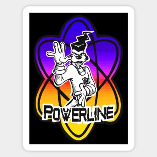 Powerline - Fan Art 90s Kid Illustration Sticker